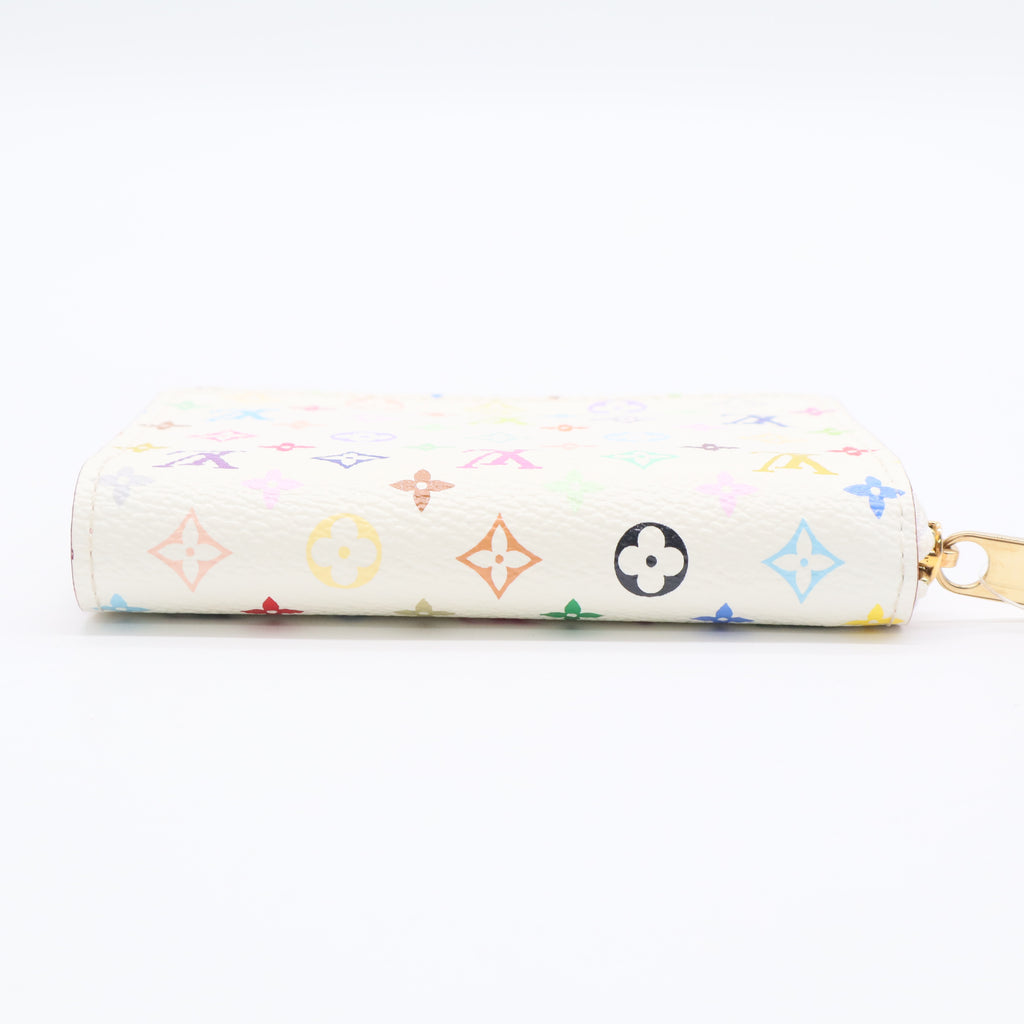 White Monogram Multicolor Zippy Coin Wallet Twins LDJ2763