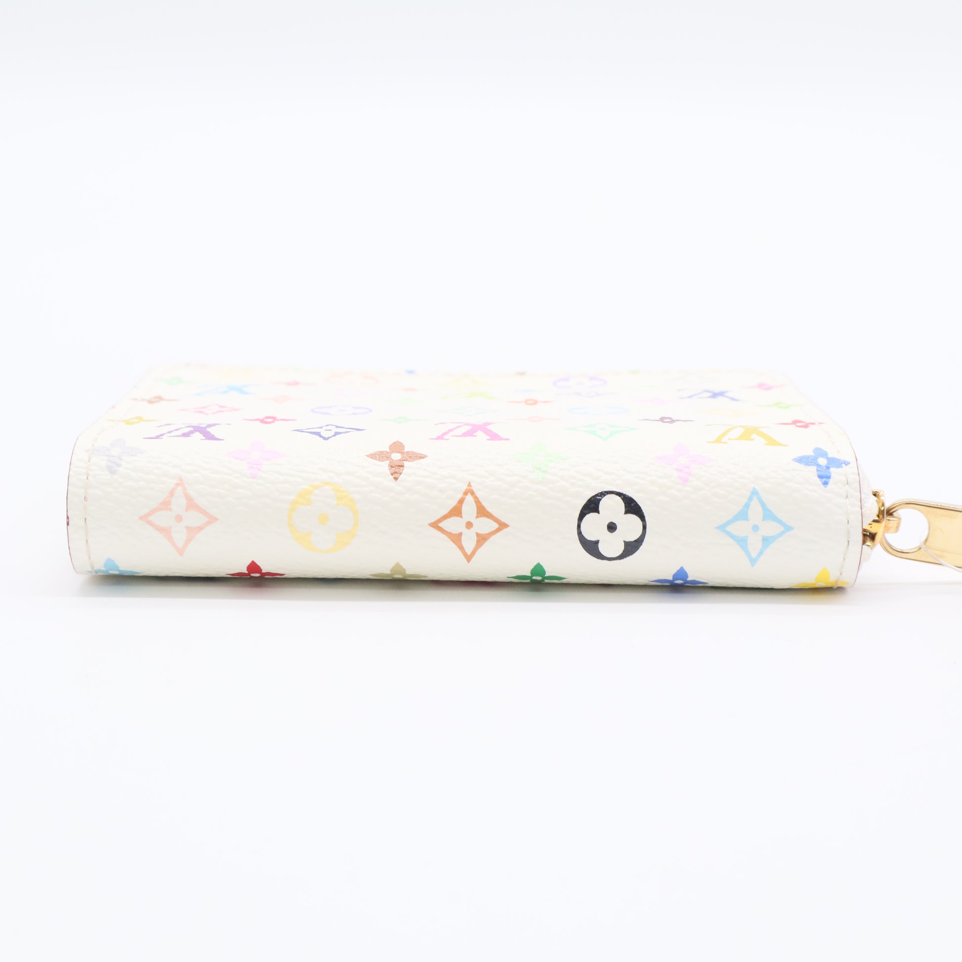 White Monogram Multicolor Zippy Coin Wallet Twins LDJ2763