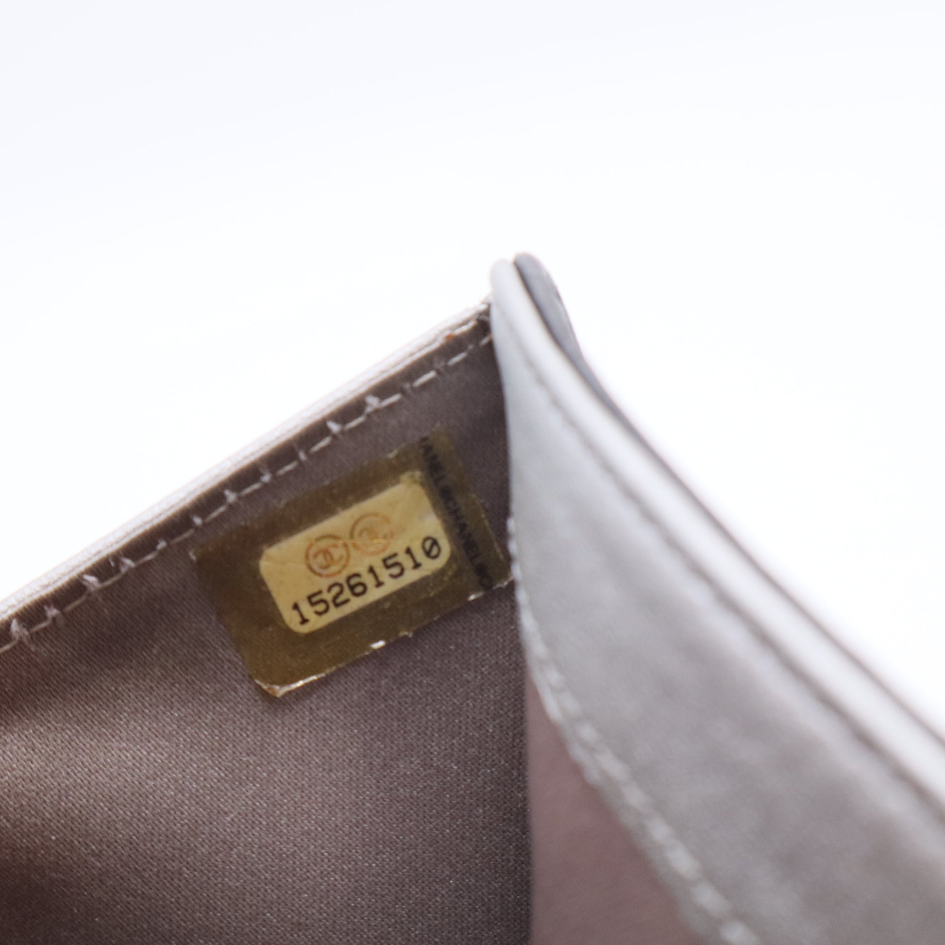 Lambskin Camellia Embossed Zipped Pocket Wallet Black For Gisel