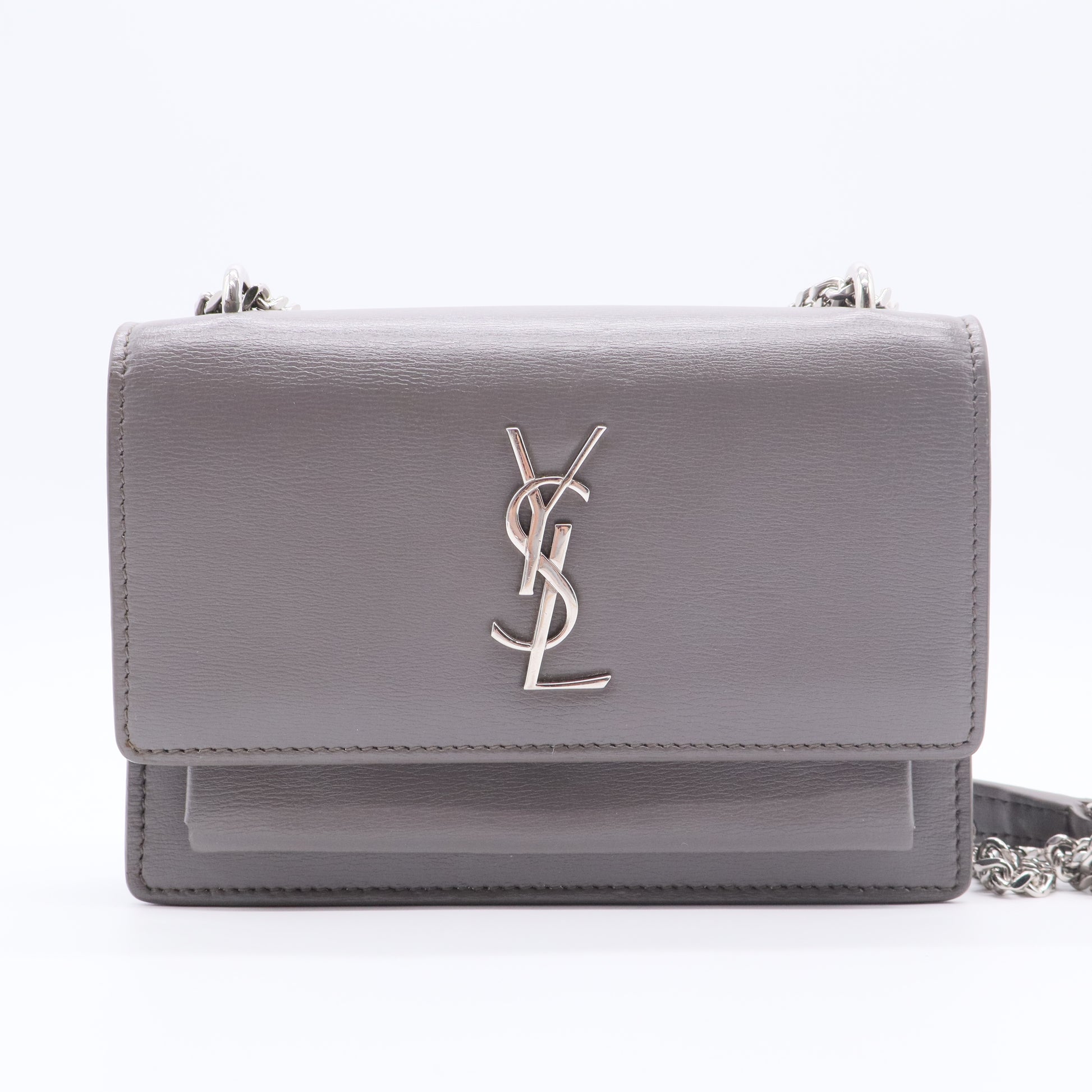 Calfskin Monogram Sunset Chain Wallet Earth