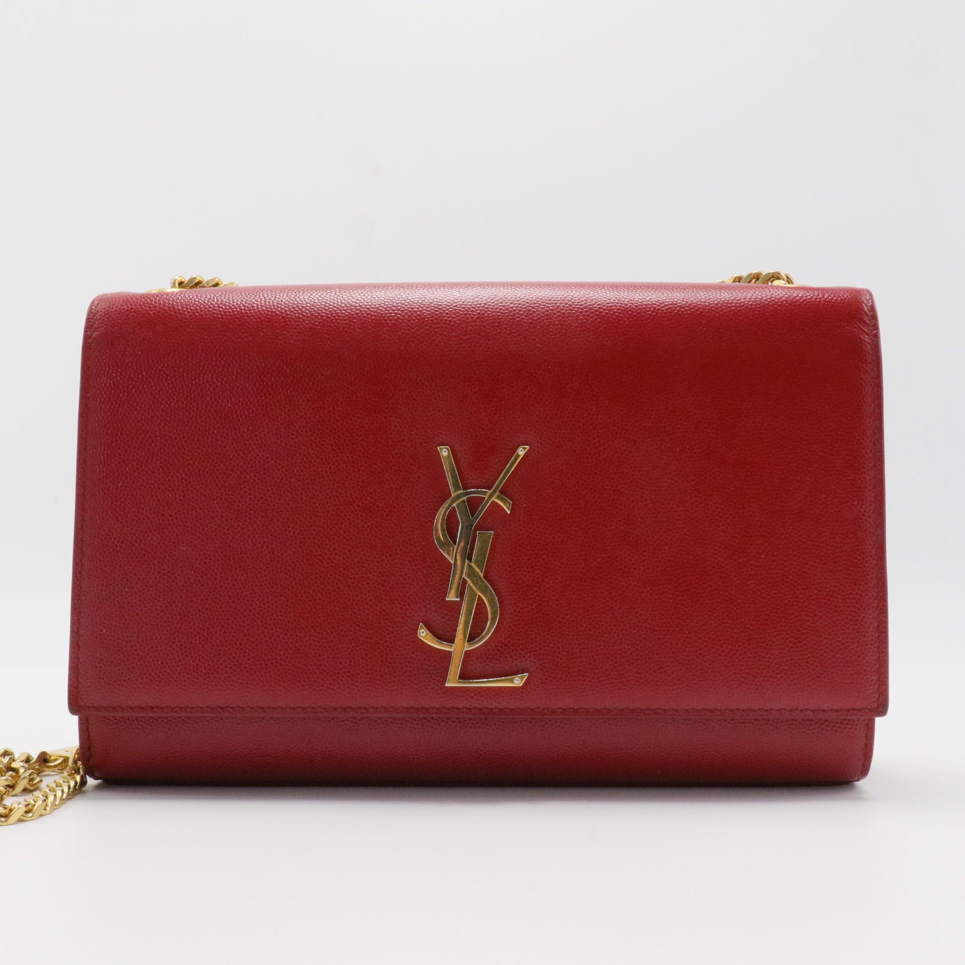 Classic Monogram Crossbody Bag Grainy Leather Medium