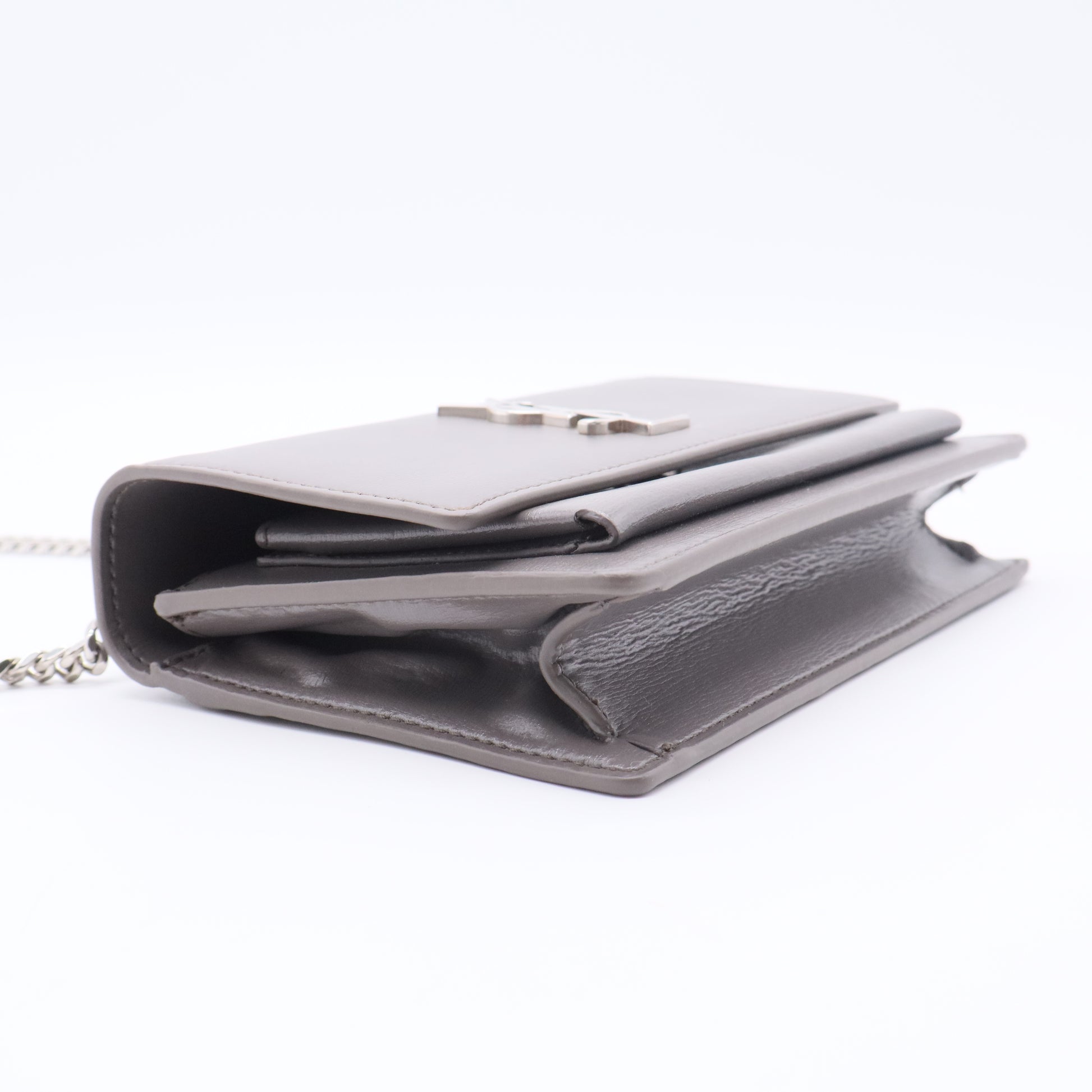 Calfskin Monogram Sunset Chain Wallet Earth