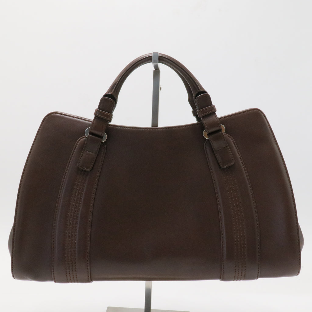 Borsa tote in pelle Camoccio Anagram Loewe Marrone