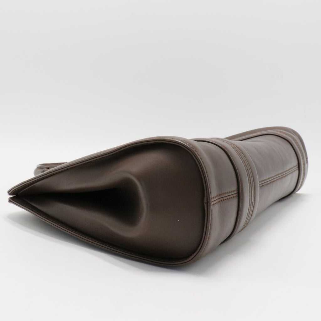 Borsa tote in pelle Camoccio Anagram Loewe Marrone