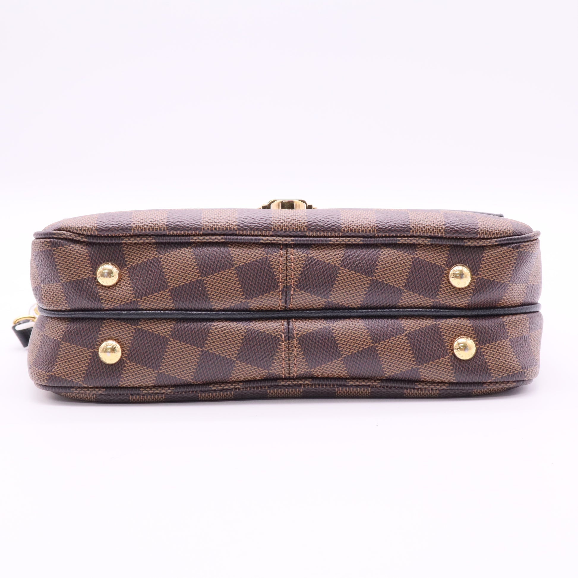 Black Damier Canvas Clapton Crossbody Bag twins