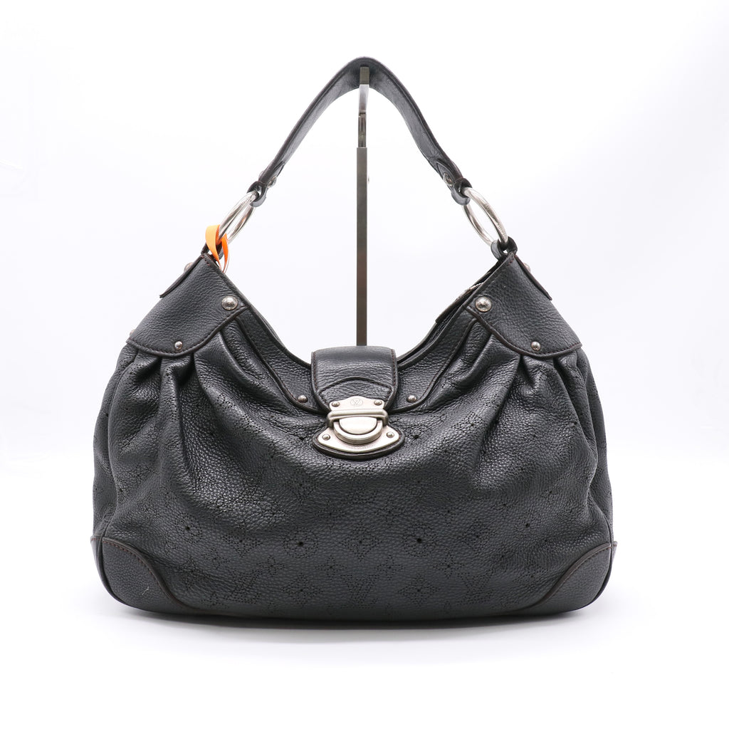 Louis Vuitton Black Mahina Leather Solar PM Bag twins LDZ348