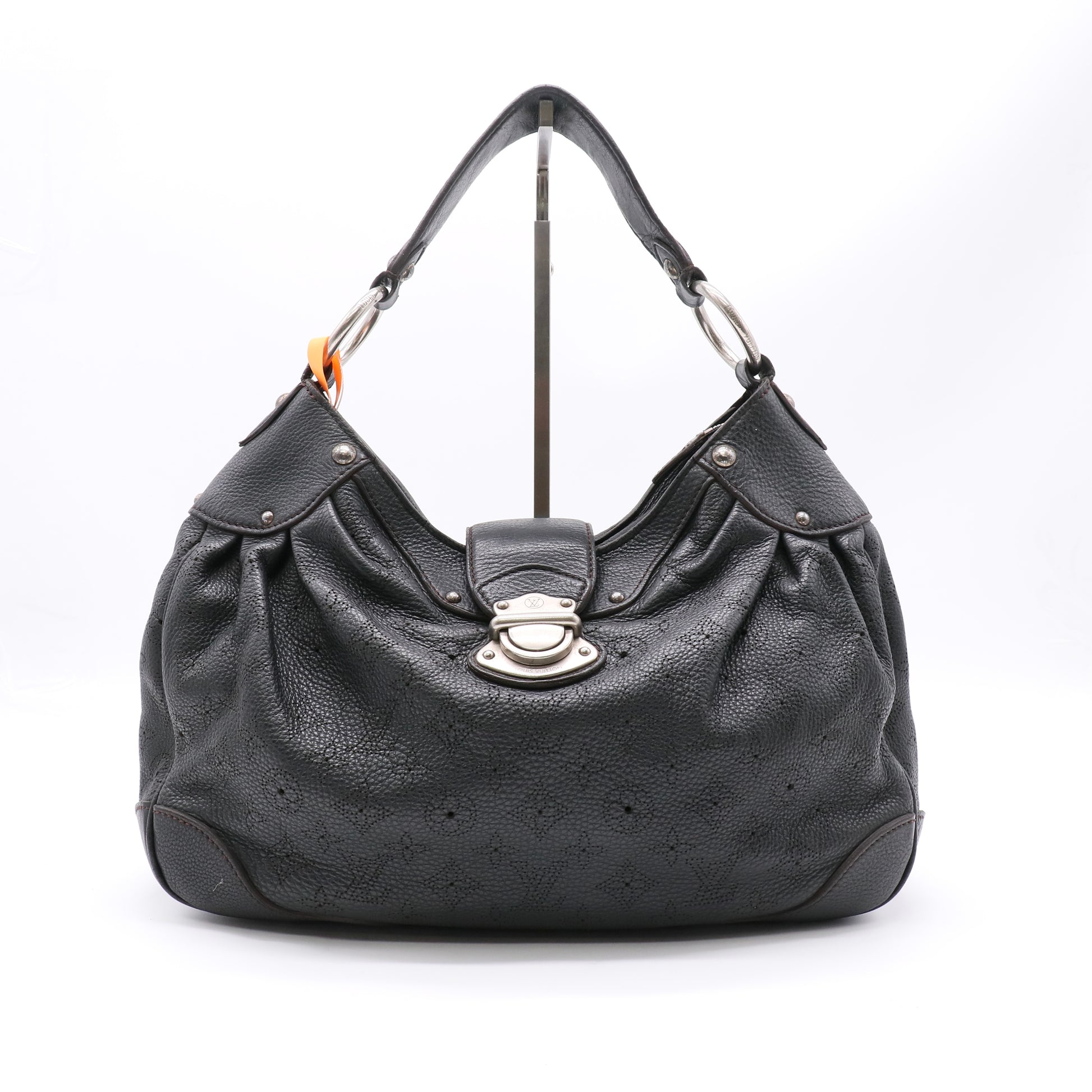 Louis Vuitton Black Mahina Leather Solar PM Bag twins LDZ348