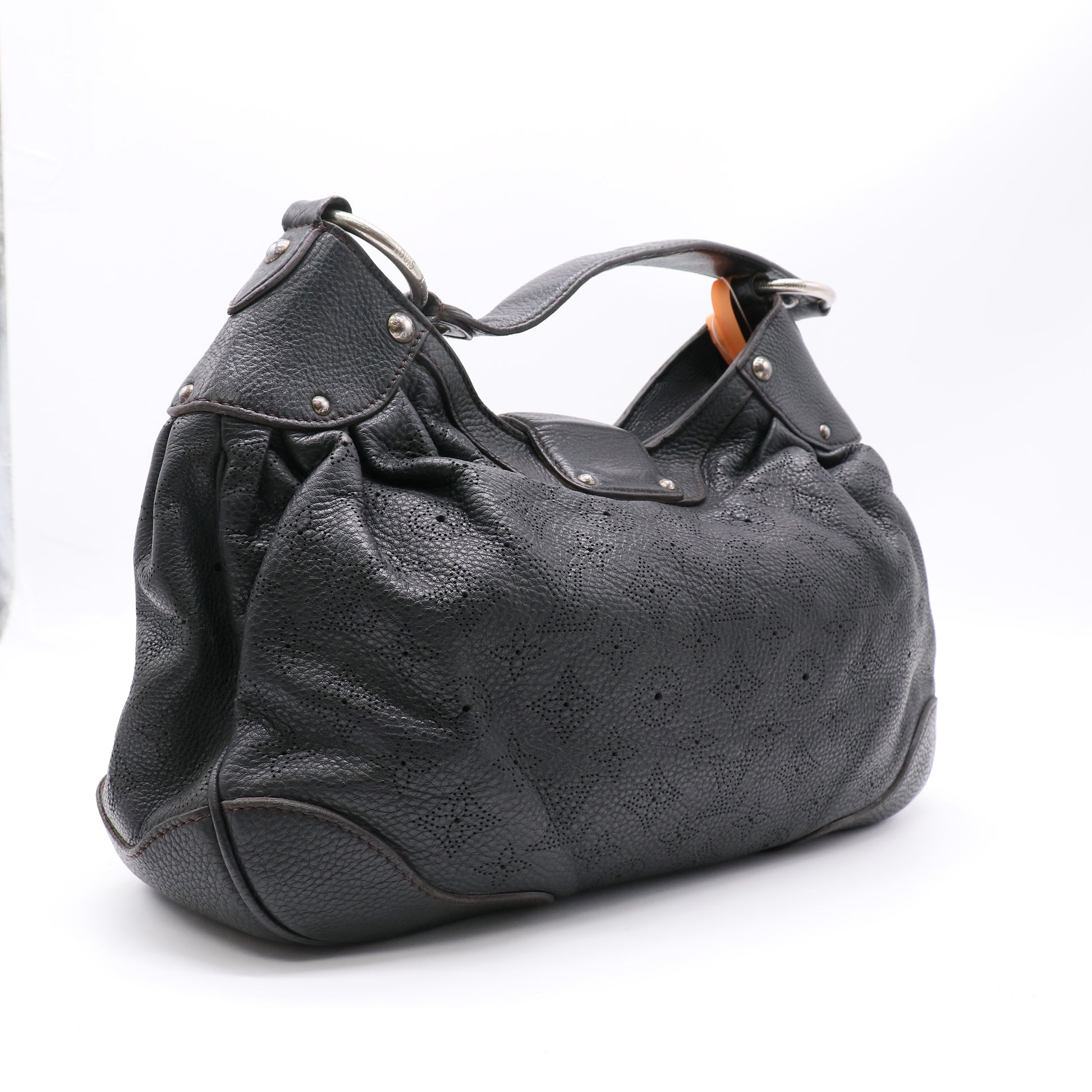 Louis Vuitton Black Mahina Leather Solar PM Bag twins LDZ348