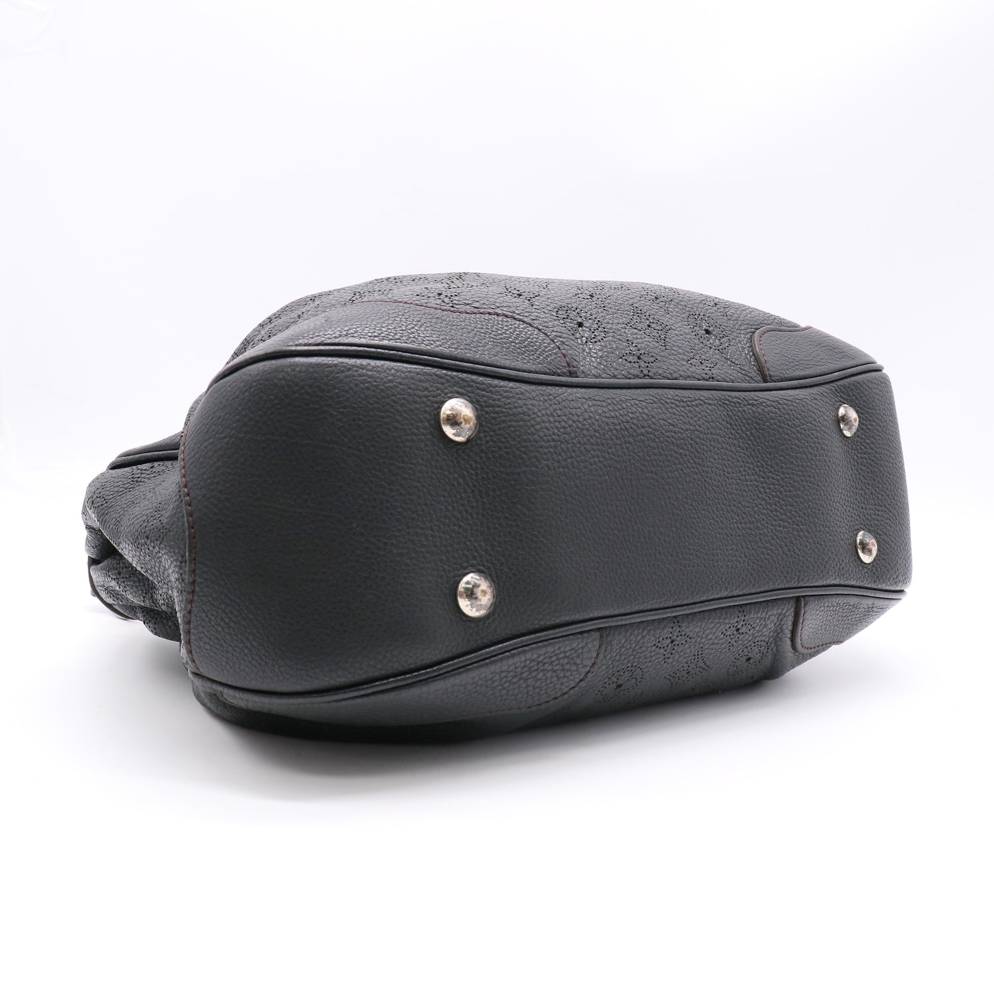 Louis Vuitton Black Mahina Leather Solar PM Bag twins LDZ348