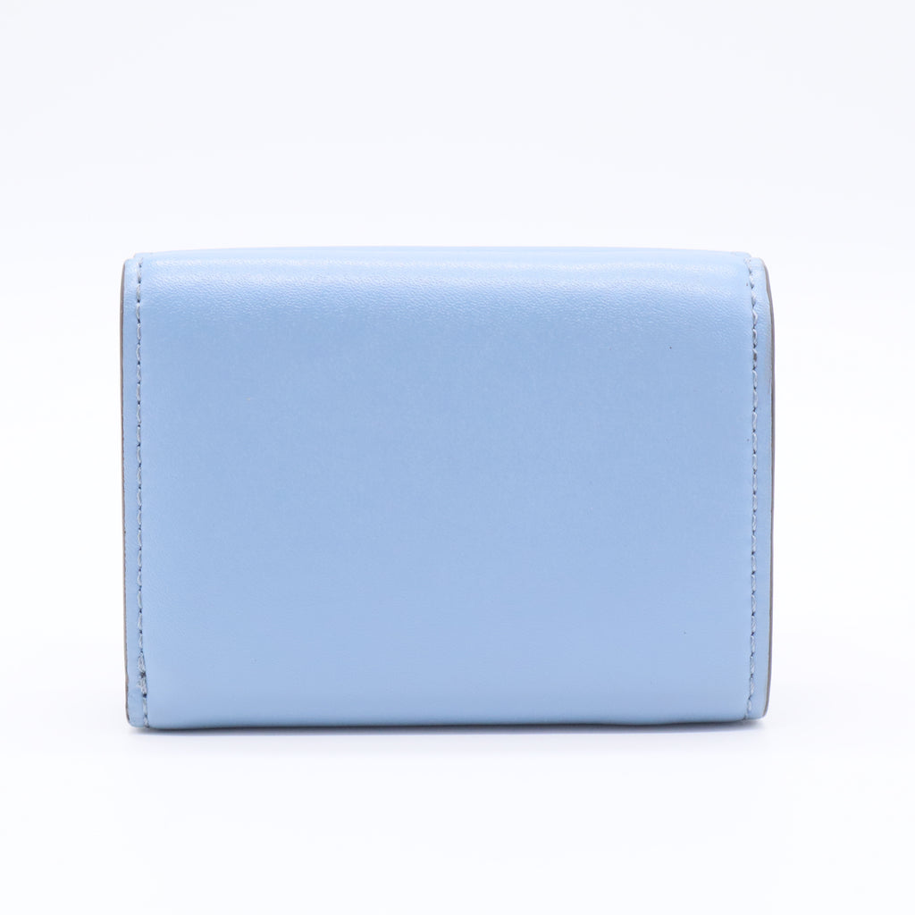 Tri-fold Wallet Leather F-Is Zucca Pattern