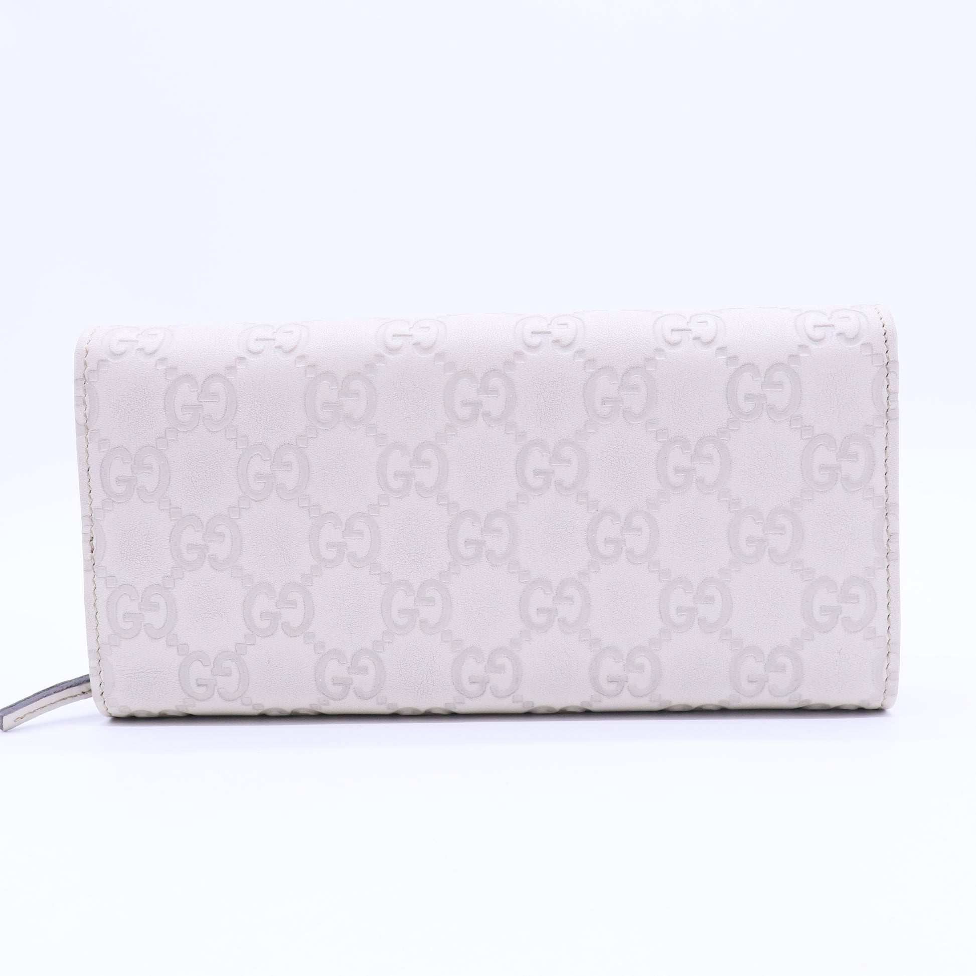 GUCCI GG Heart Leather Wallet twins