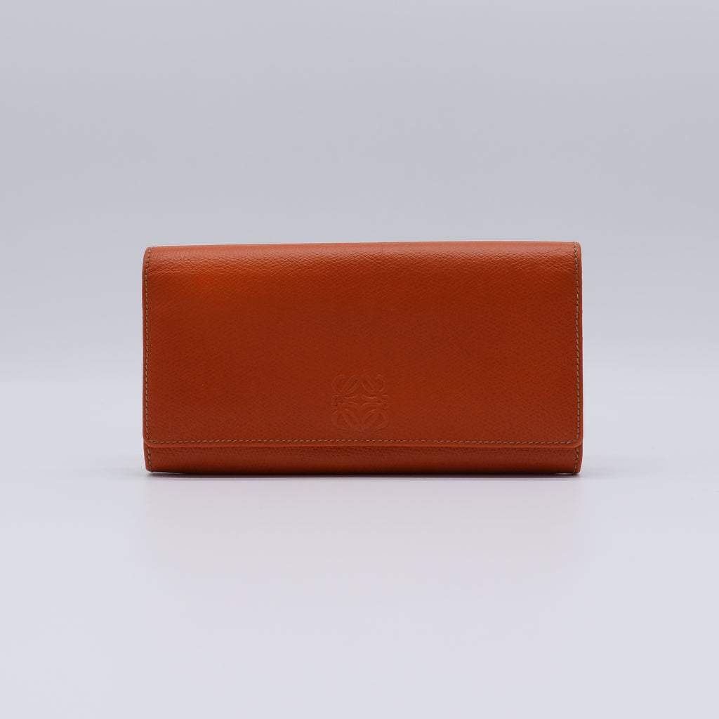 Loewe Anagram Leather Continental Flap Wallet W21364