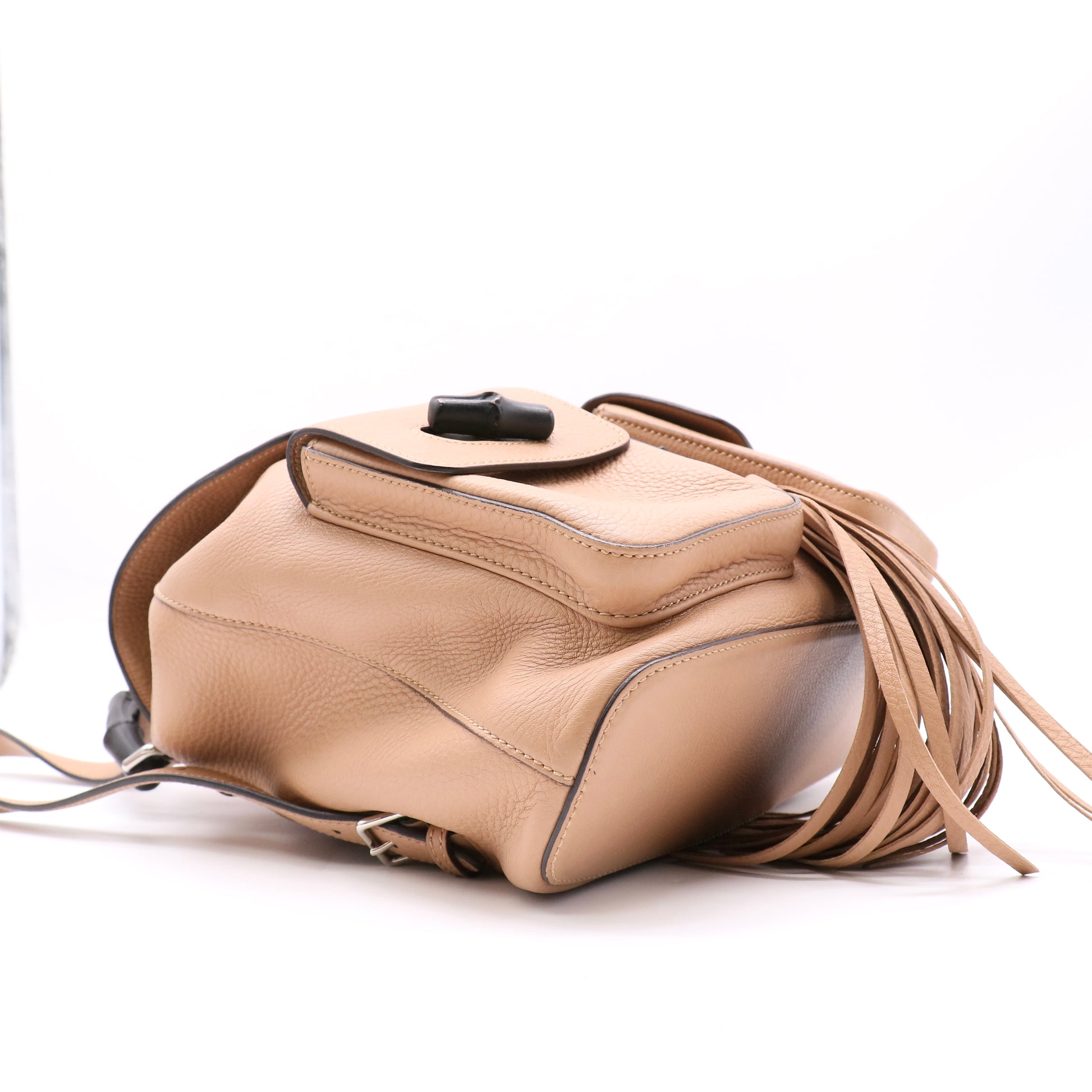 Gucci Bamboo Tassel Backpack Leather Medium twins LDJ4967