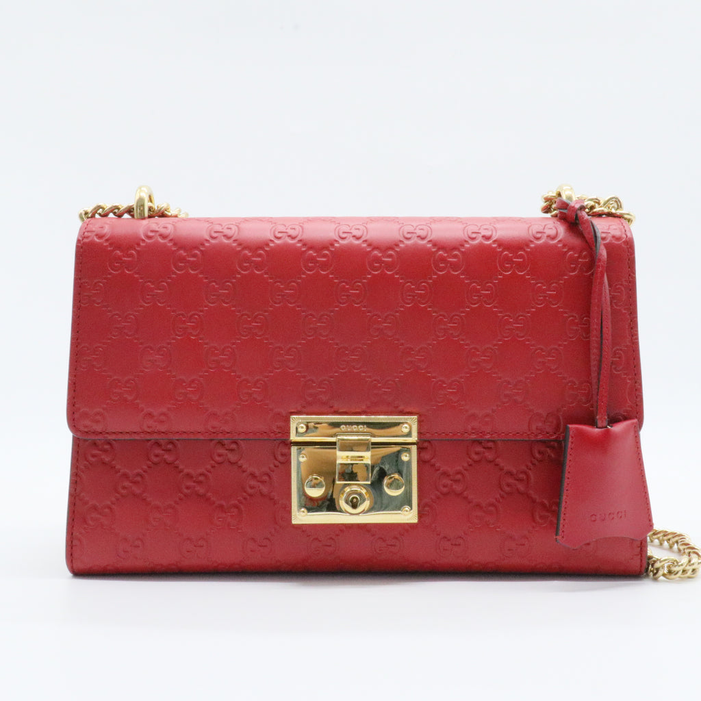 Padlock Shoulder Bag Guccissima Leather Medium