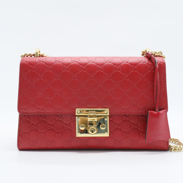 Padlock Shoulder Bag Guccissima Leather Medium