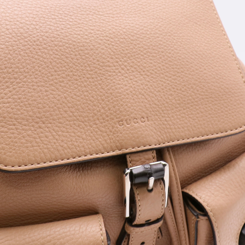 Gucci Bamboo Tassel Backpack Leather Medium twins LDJ4967