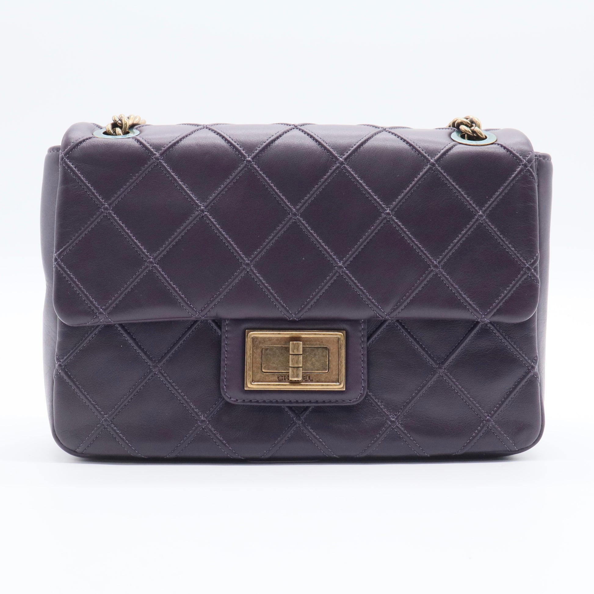 Chanel Reissue 2.55 Flap Bag Quilted Aged Calfskin 227 Twins LDJ2761