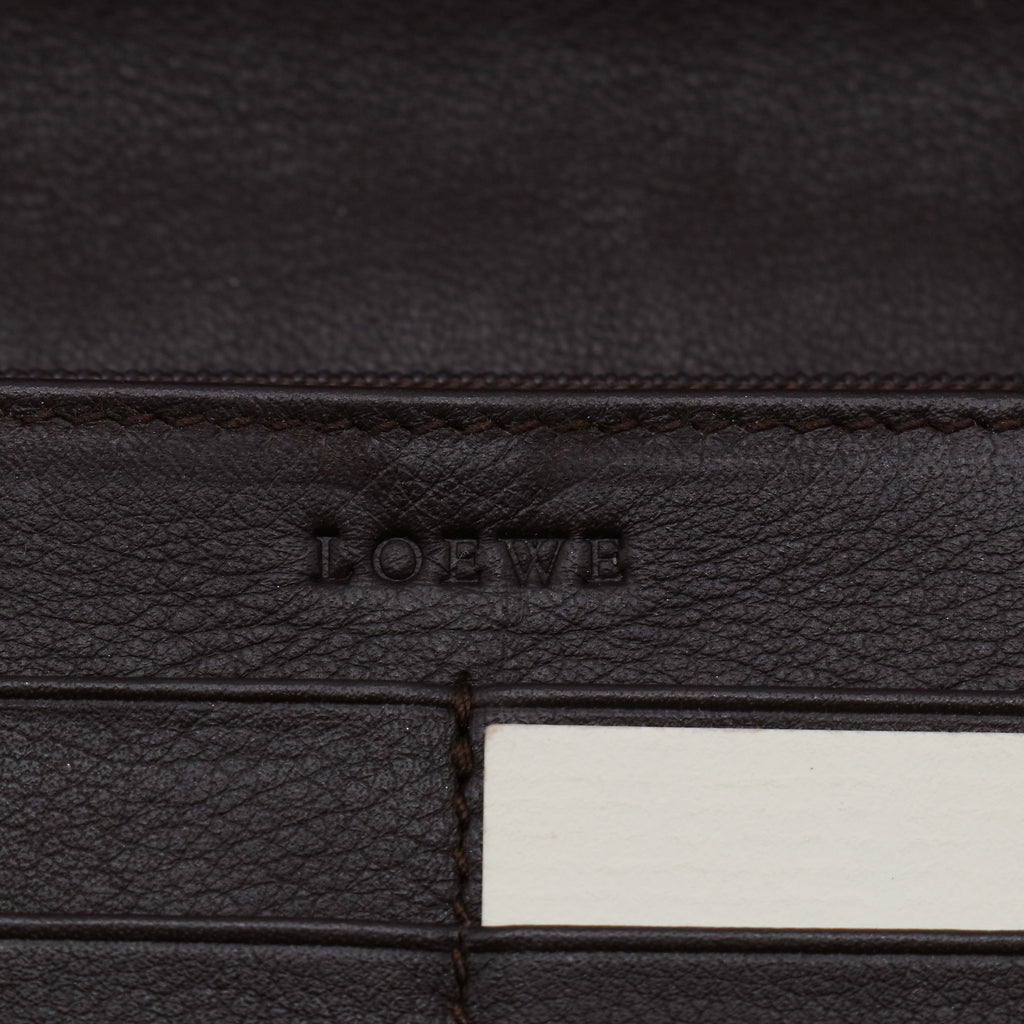Loewe Anagram Leather Continental Flap Wallet W21364
