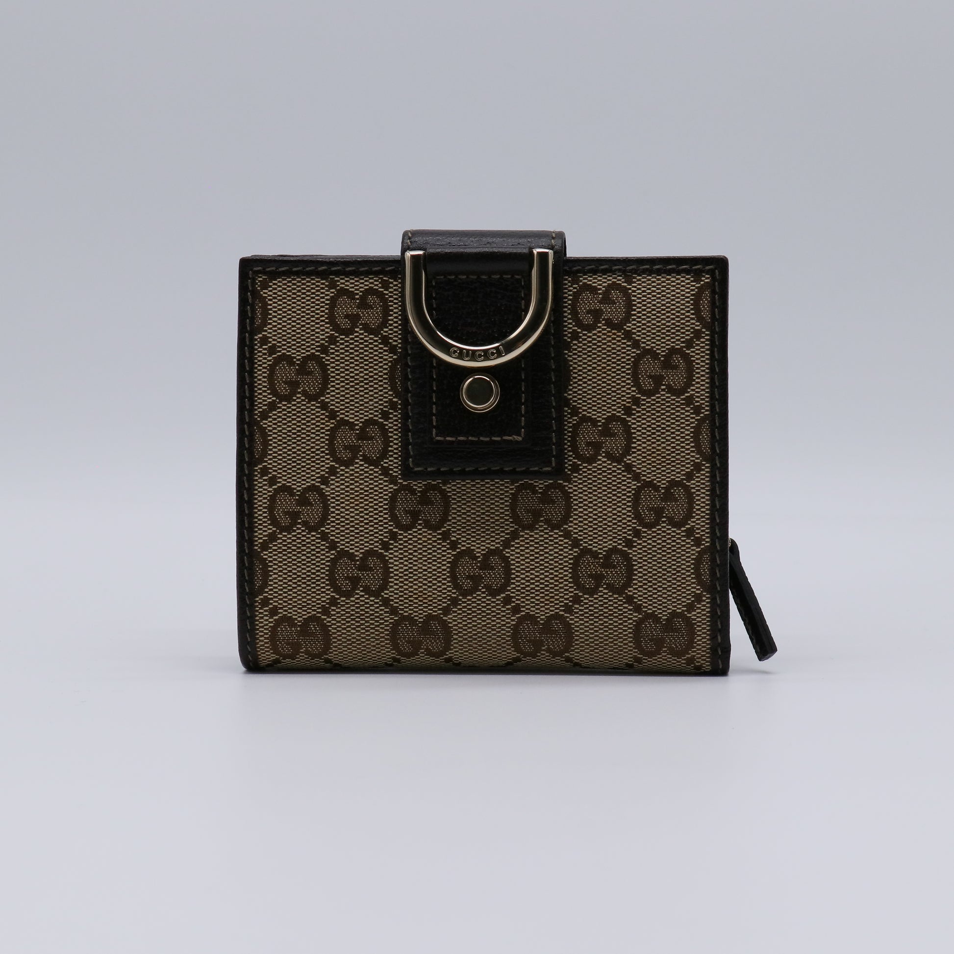 Gucci GG Canvas Abbey D-Ring Wallet W21465