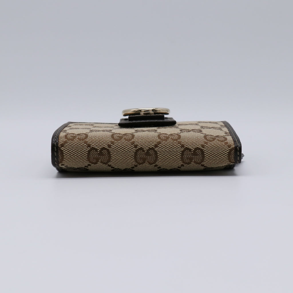 Gucci GG Canvas Abbey D-Ring Wallet W21465