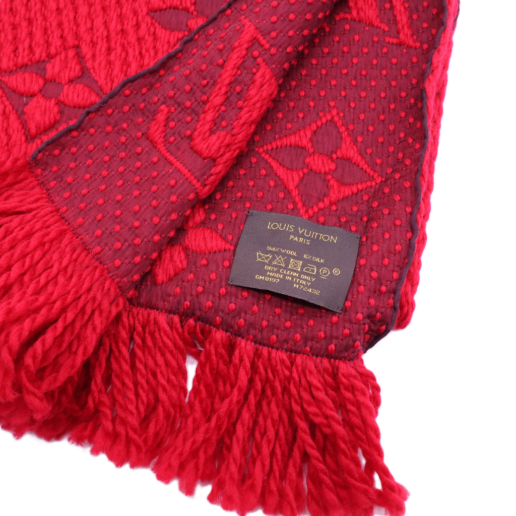 Logomania wool scarf