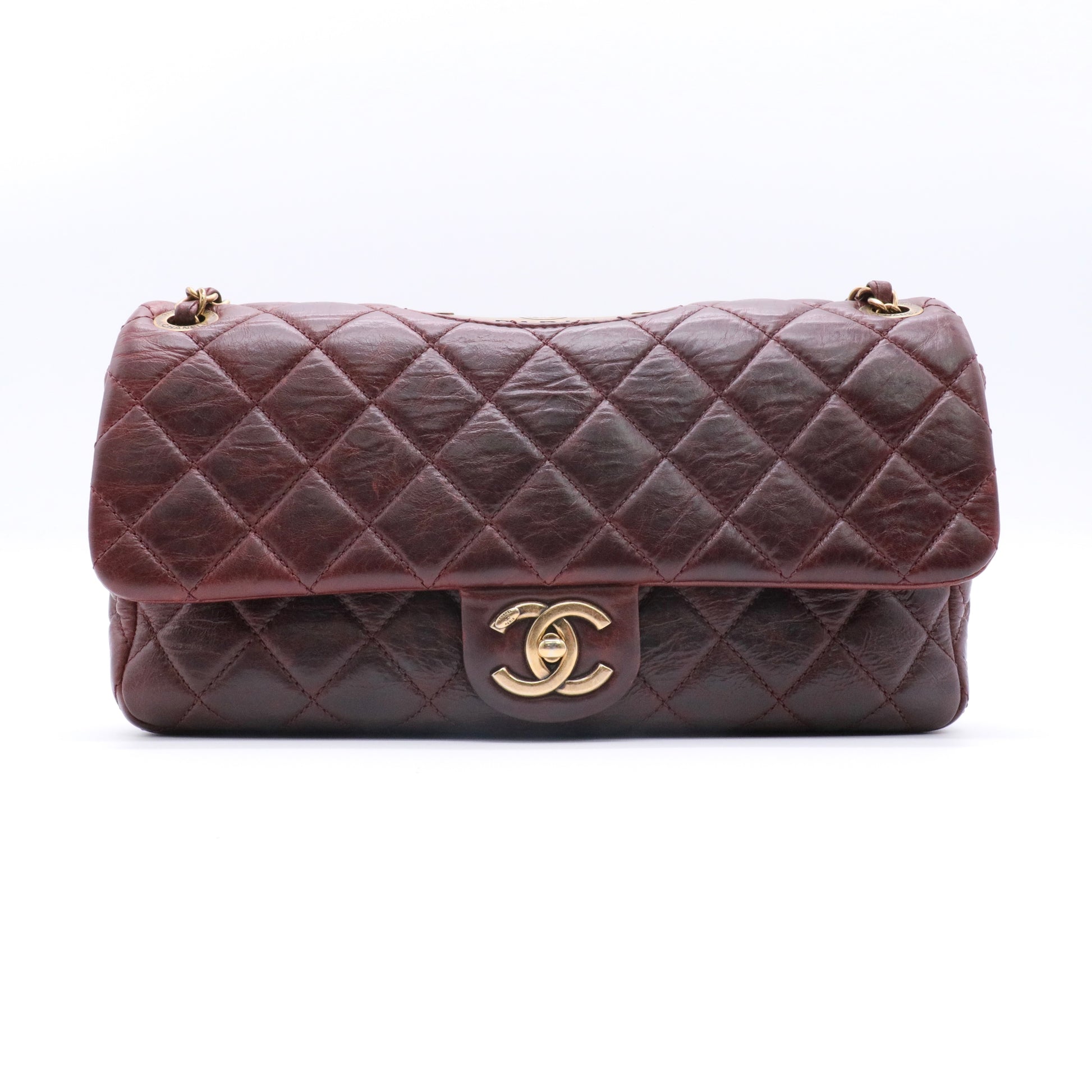 Large Double Flap Bag twins