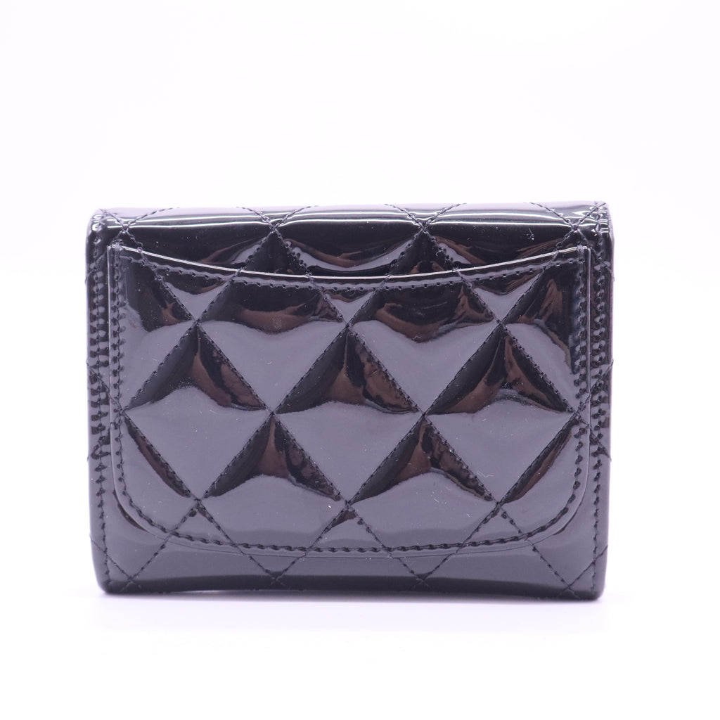 So Black Reissue Card holder Patent Leather Wallet