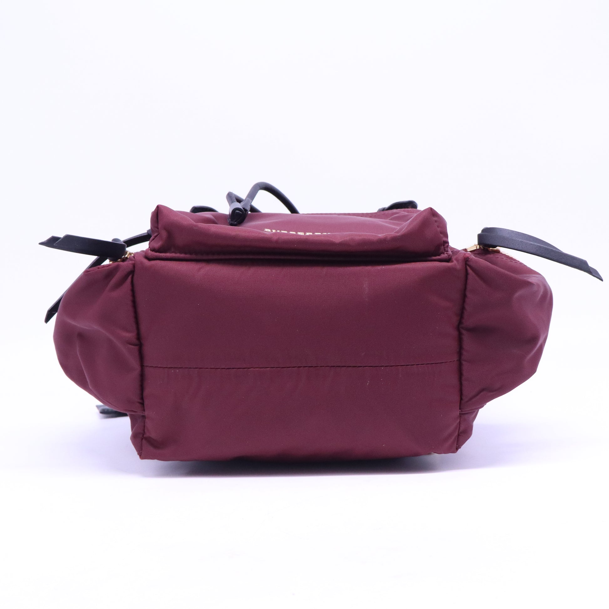 Burberry Nylon Small Rucksack Backpack Burgundy Red B21040