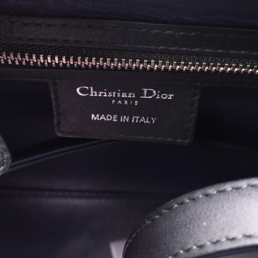 Christian Dior Lady Dior Bag Patch Embellished Leather Medium Twins LDJ2768