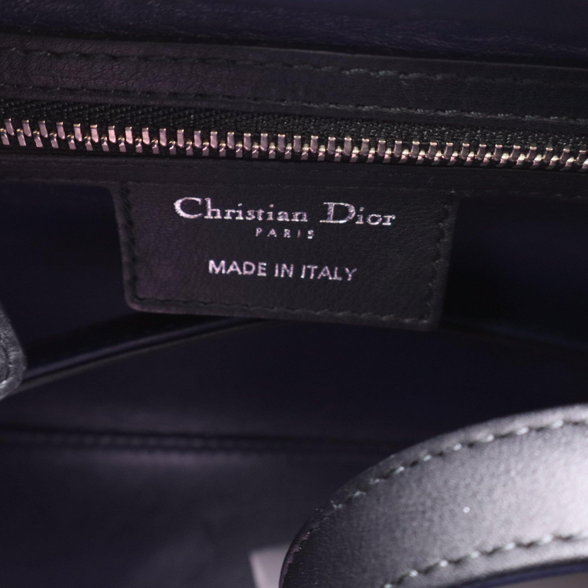 Christian Dior Lady Dior Bag Patch Embellished Leather Medium Twins LDJ2768