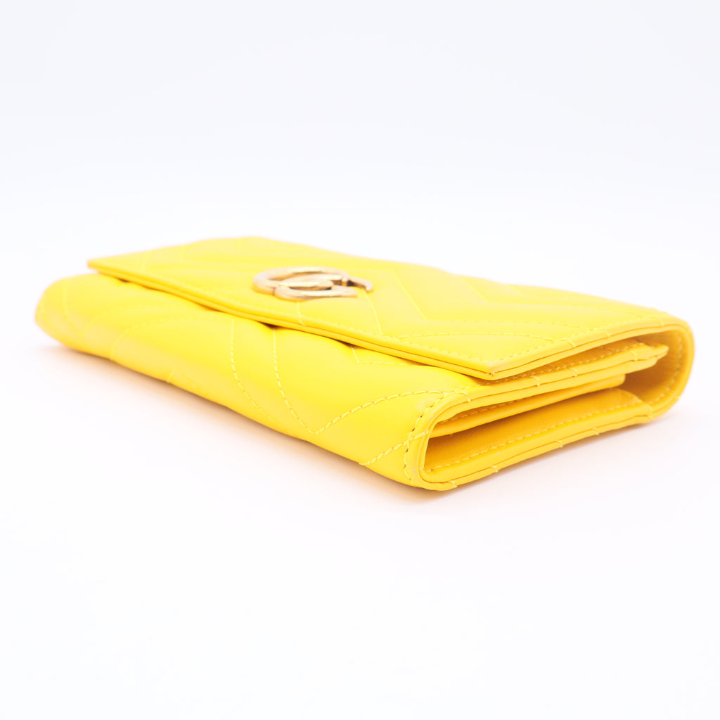 GG Marmont Continental Wallet Matelasse Leather Diva