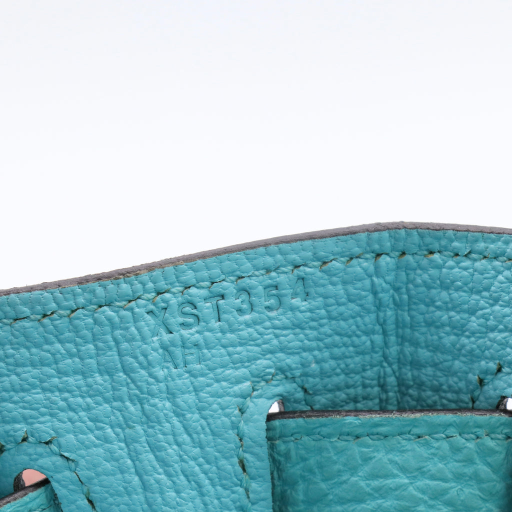 Kelly 28 Handbag in Blue Atoll twins