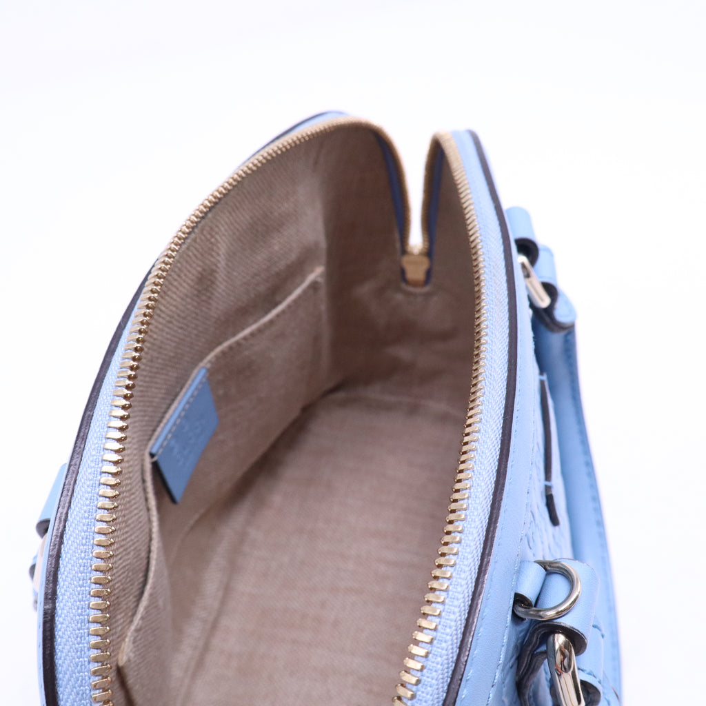 Microguccissima Mini Dome Bag Mineral Blue B20973