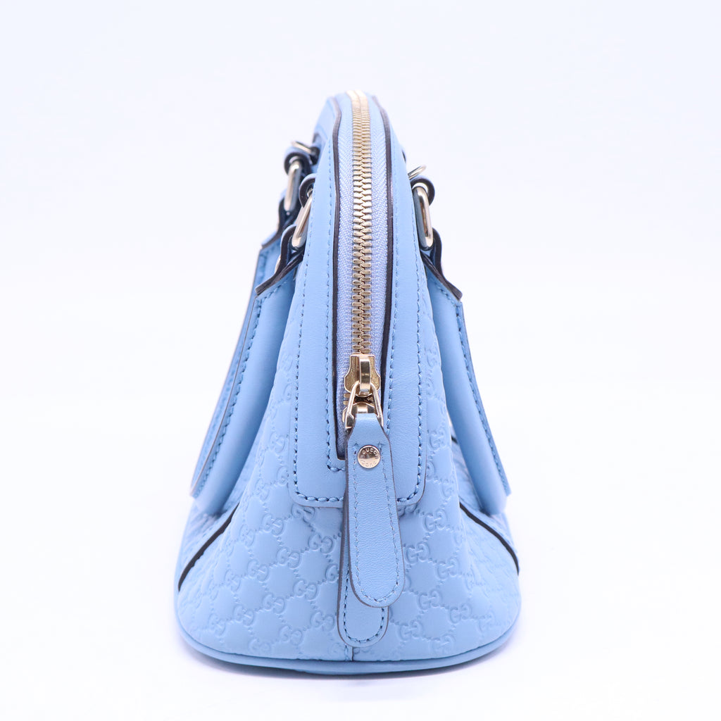 Microguccissima Mini Dome Bag Mineral Blue B20973