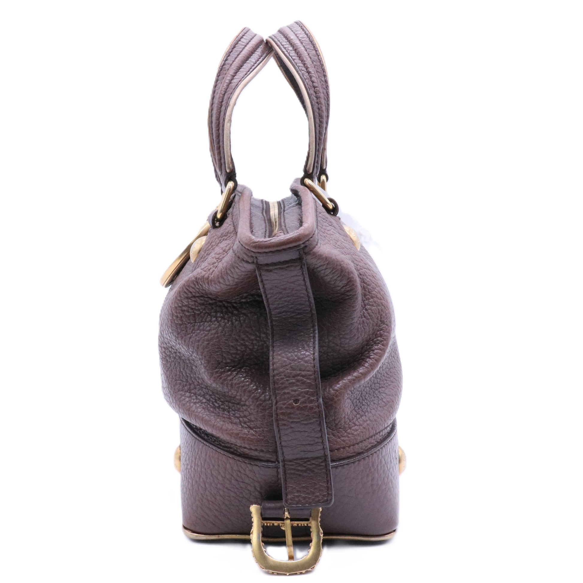 Dolce & Gabbana Leather brown Top Handle Bag twins