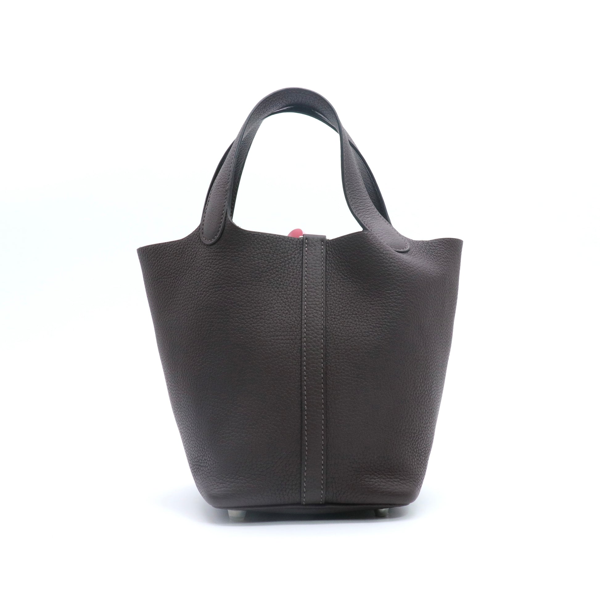Bolsa Hermes Picotin Lock PM Marrom twins