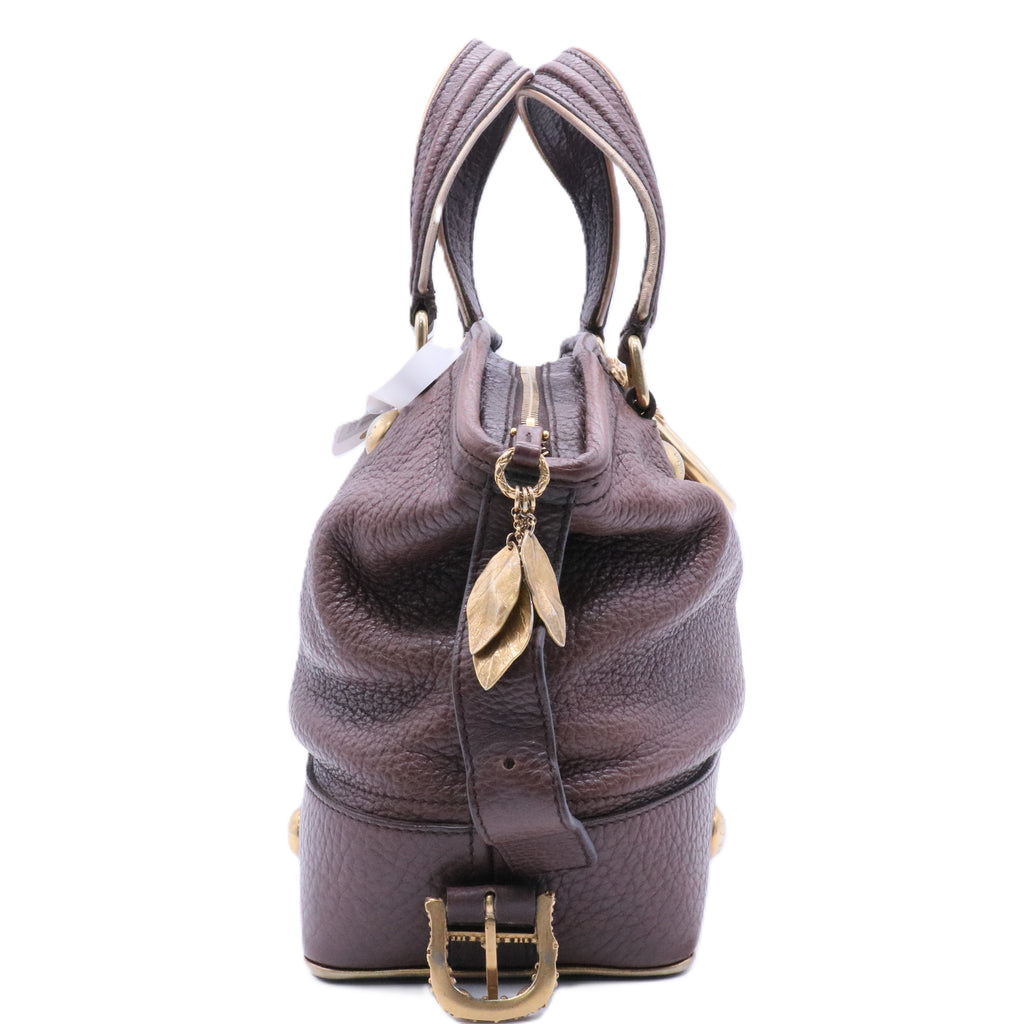 Dolce & Gabbana Leather brown Top Handle Bag twins