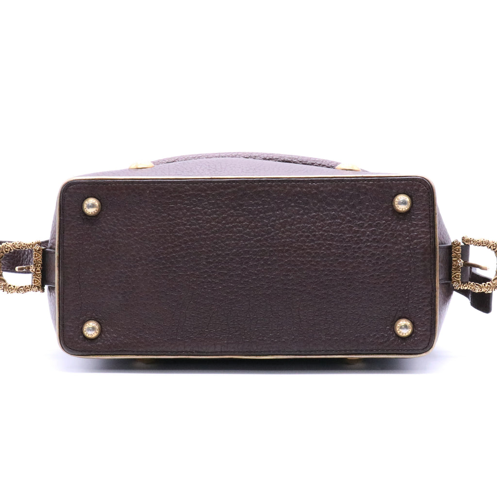 Dolce & Gabbana Leather brown Top Handle Bag twins