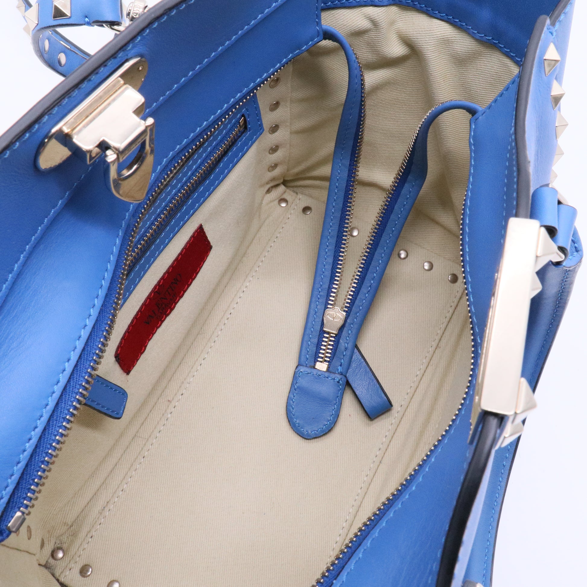 Rockstud Tote Rigid Leather Small Twins