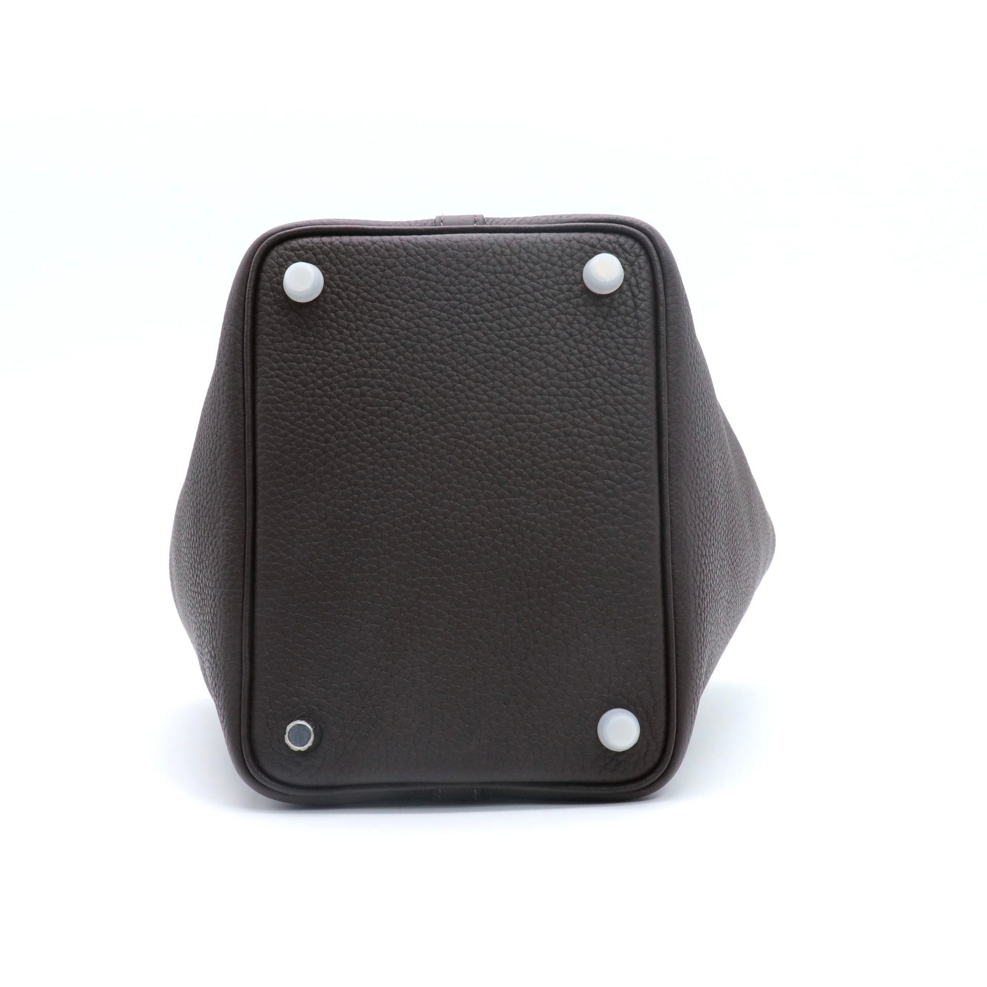 Bolsa Hermes Picotin Lock PM Marrom twins