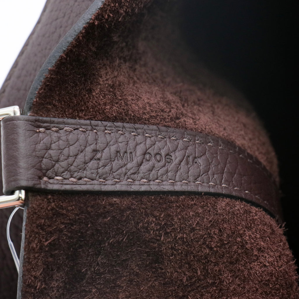 Bolsa Hermes Picotin Lock PM Marrom twins