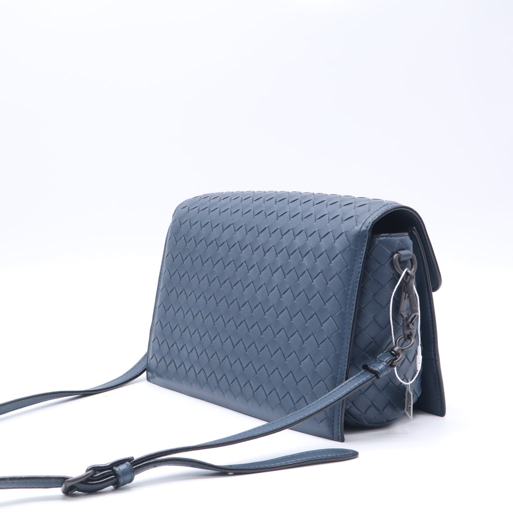 Bottega Veneta  Intrecciato Padlock Flap Bag Twins LDZ944