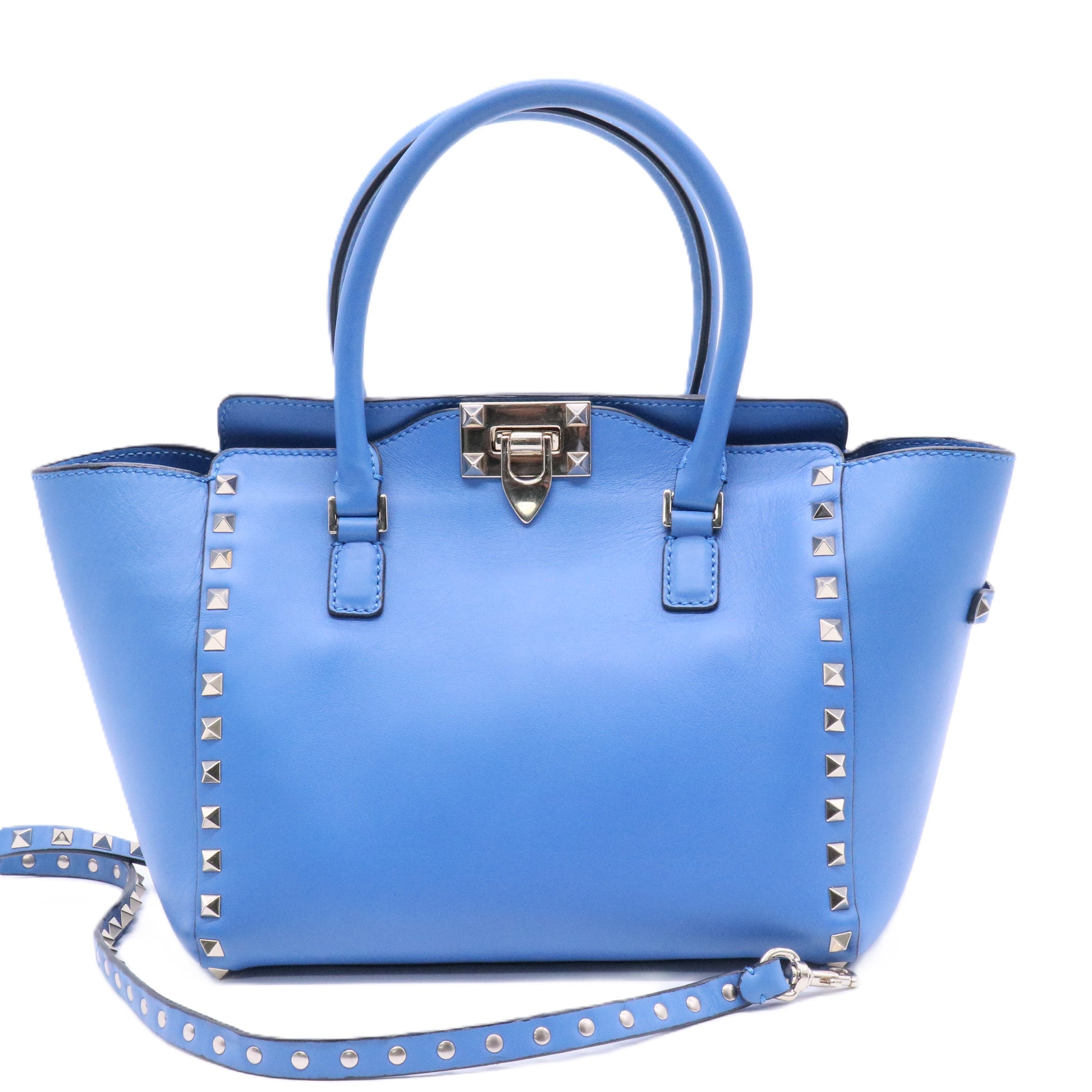 Rockstud Tote Rigid Leather Small Twins