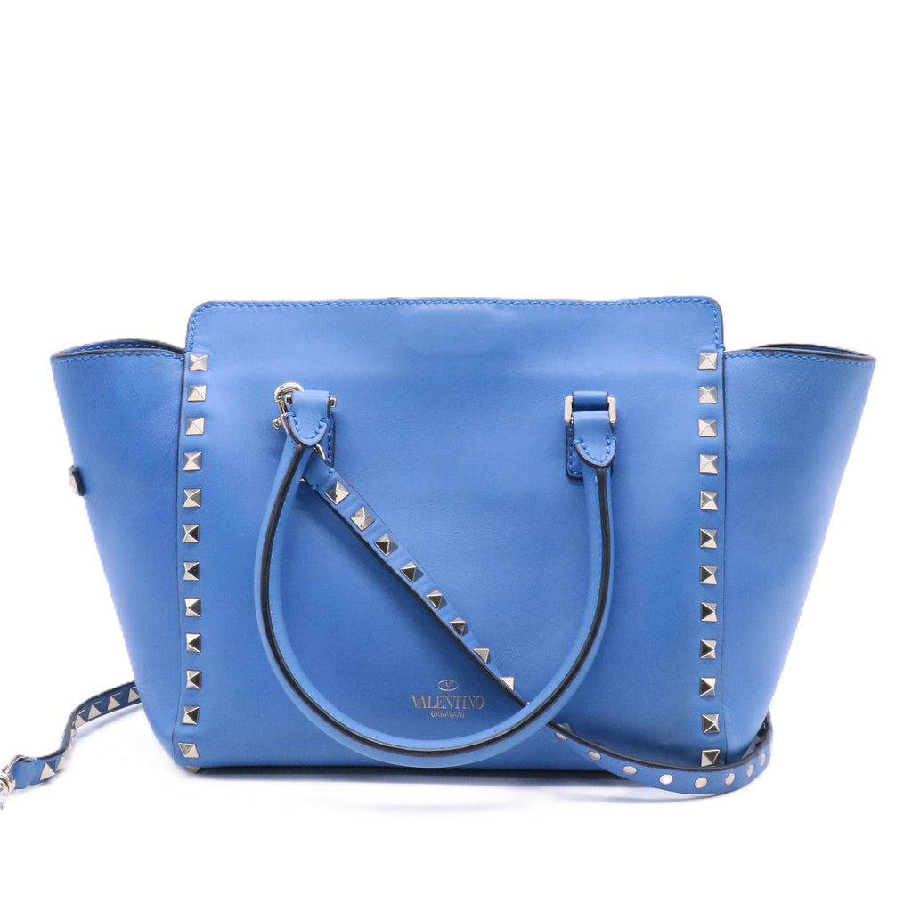 Rockstud Tote Rigid Leather Small Twins