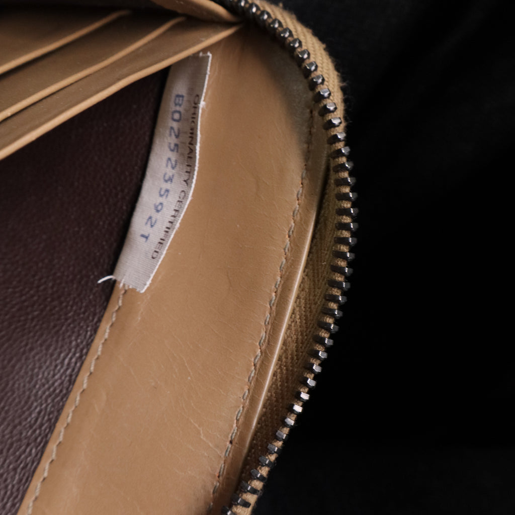 Zip Around Wallet Intrecciato Nappa Long Twins  LDJ2764