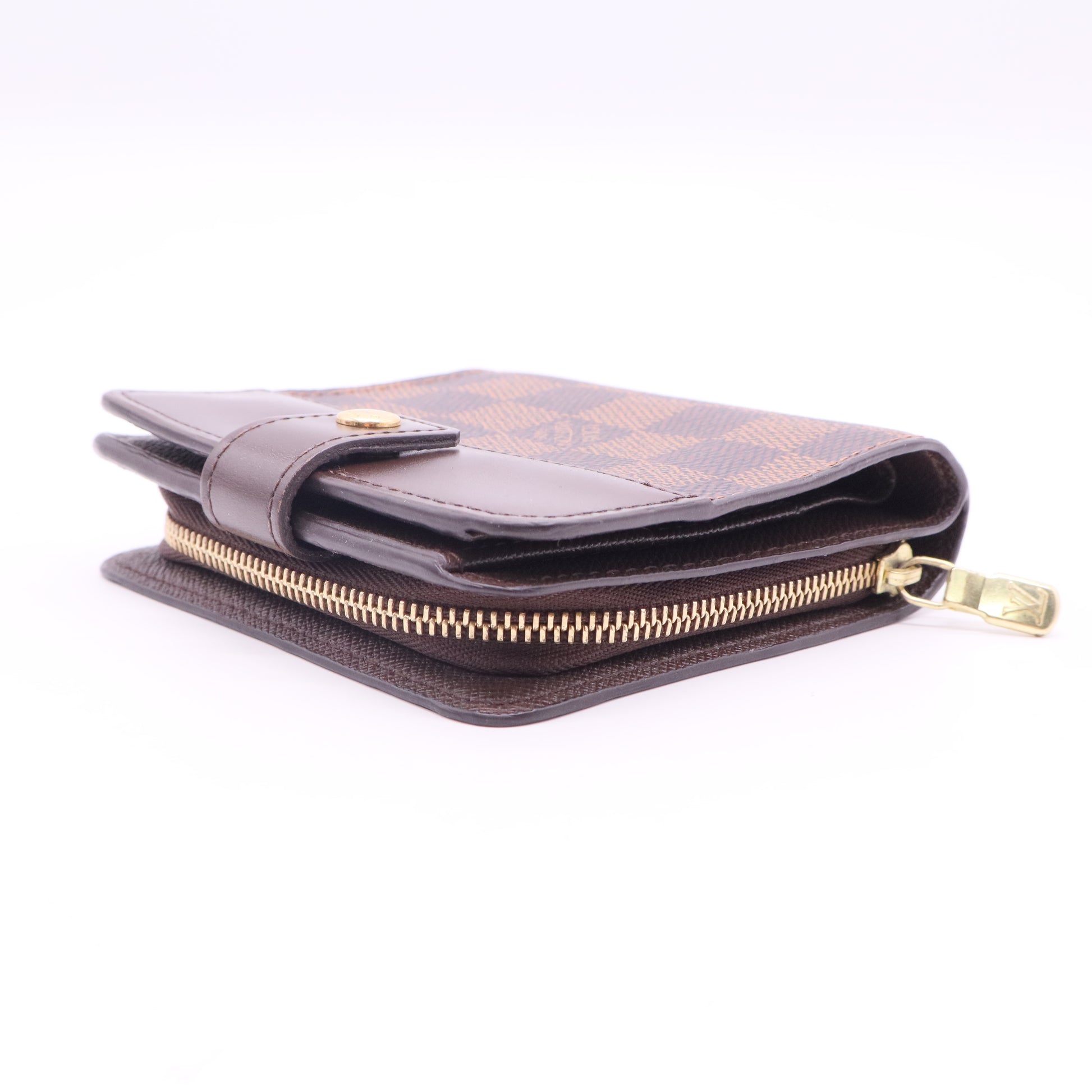 Bifold Zip Wallet Damier Compact Twins