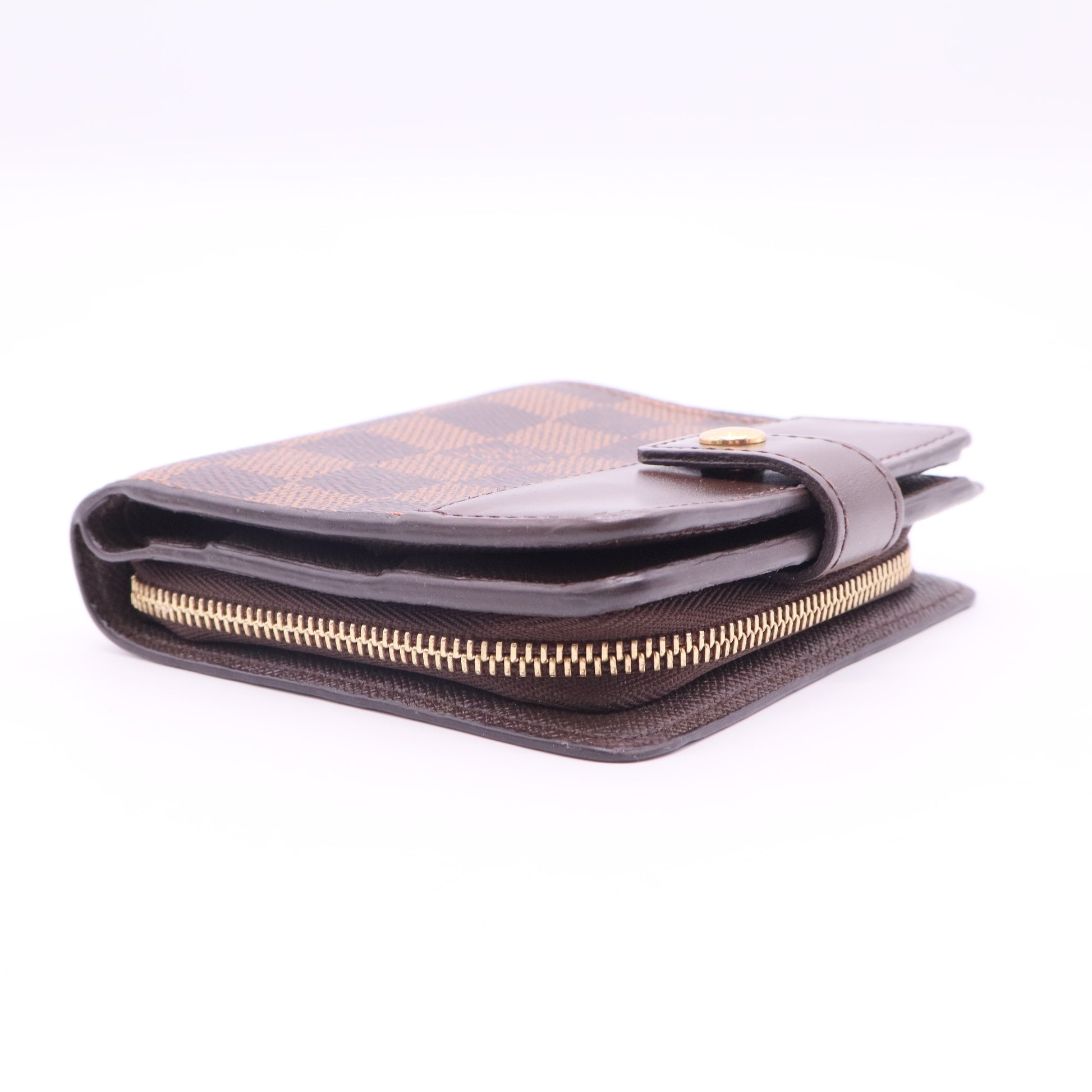 Bifold Zip Wallet Damier Compact Twins
