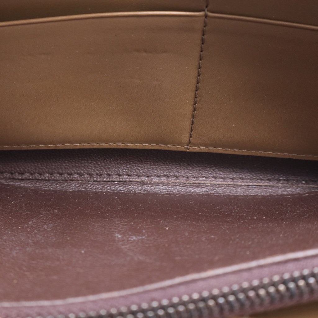 Zip Around Wallet Intrecciato Nappa Long Twins  LDJ2764