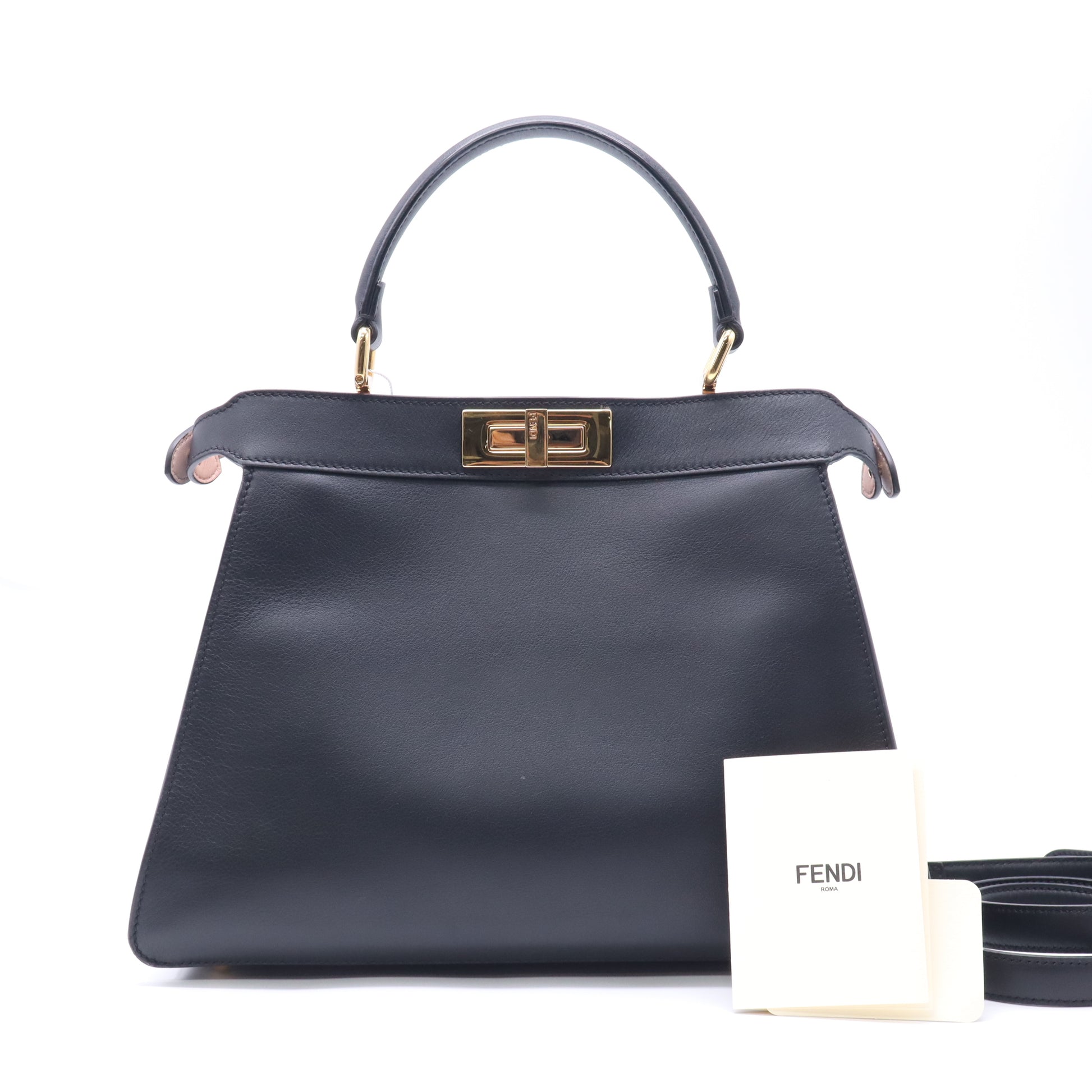 Fendi Peekaboo ISeeU Bag Leather Medium Twins LDZ938