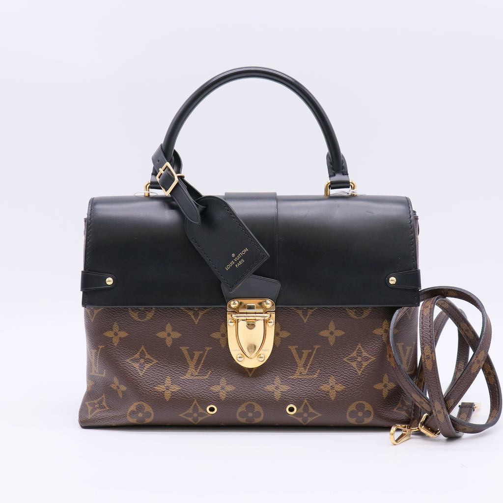 Louis Vuitton Monogram One Handle Flap Bag MM twins LDZ389